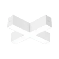 Connecteur en X 15W pour LineLED CLAREO ADVANCE 3 Blanc