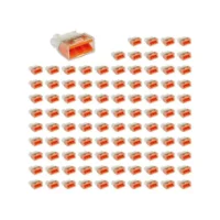 Lot de 100 Connecteurs Transparents 3P EUR'OHM 70053